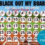 Baseball pick a date to donate calendar, Baseball calendar fundraiser, Baseball Fundraiser, pay the date, 31DAY, black out my board,  team fundraiser