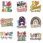 ideogram prompts for t-shirt design teacher