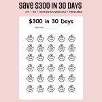 save $300 in 30 days challenge