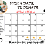 choir pick a date to donate calendar Fundraiser, pay the date