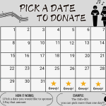 choir pick a date to donate calendar Fundraiser, pay the date