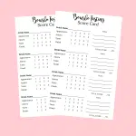 Bourbon tasting scorecard Bourbon tasting notecards