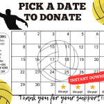pick a date to donate calendar water polo