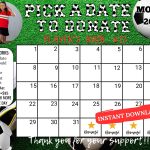 soccer pick a date to donate calendar Fundraiser, pay the date