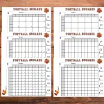 thanksgiving football squares