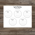 wine tasting placemats wine tasting score cards