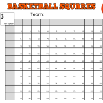 100 Basketball Squares