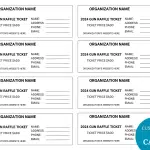 Editable Gun Ticket, Gun Ticket