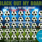 Editable Soccer Pick a Date to Donate Calendar Fundraiser Printable