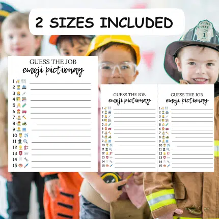 Guess the Job Emoji Pictionary