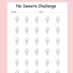 No Sweets Challenge Printable Tracker