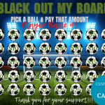 Soccer black out my board fundraiser 40 Days