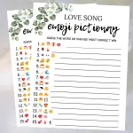 love song emoji pictionary game