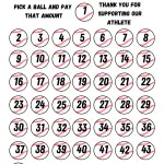 Baseball pick a date to donate, Baseball Fundraiser, pay the date, black out my board, baseball calendar fundraiser, team fundraiser