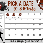 football January Pick a Date To Donate Fundraiser
