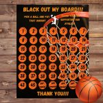 Basketball pick a date to donate, Basketball Fundraiser, pay the date, black out my board, Basketball calendar fundraiser, team fundraiser