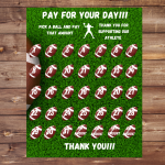 Football Fundraiser Calender 31 day