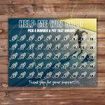 Track fundraiser, pick a date to donate, Fundraiser, pay the date, black out board, Help me win gold, track field fundraiser, cross country