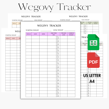 Wegovy Weekly Weight Tracker