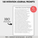 180 Intention Journal Prompts