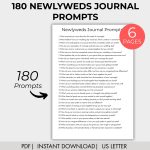180 Newlyweds Journal Prompts
