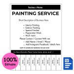 Painting Service Tear-off Flyer