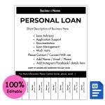 Personal Loan Tear-off Flyer