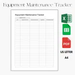 Equipment Maintenance Tracker