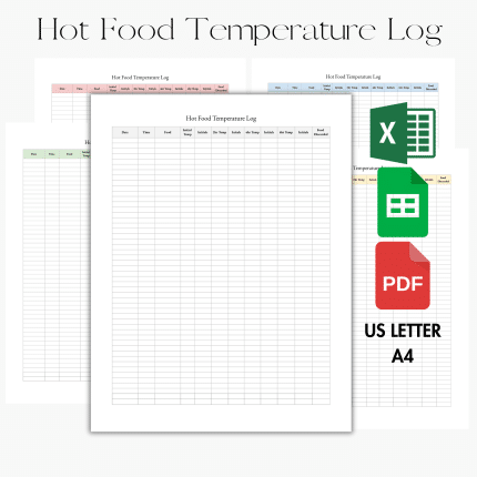 Hot Food Temperature Log