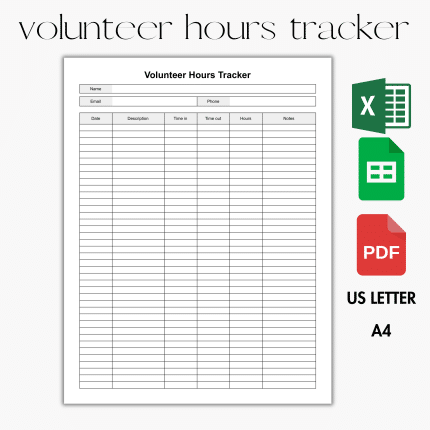Volunteer Hours Tracker