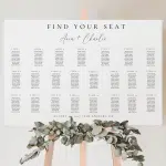 Wedding Seating Chart 23 tables
