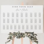 Wedding Seating Chart 28 tables