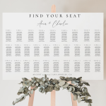 Wedding Seating Chart 29 tables