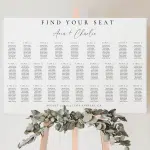 Wedding Seating Chart 29 tables