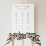 Wedding Seating Chart 9 tables