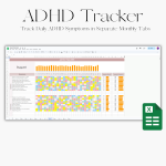 adhd tracker google sheets