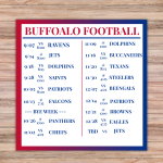 buffalo bills schedule 2025