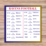 ravens schedule 2025
