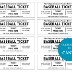Baseball Ticket Fundraiser Ticket