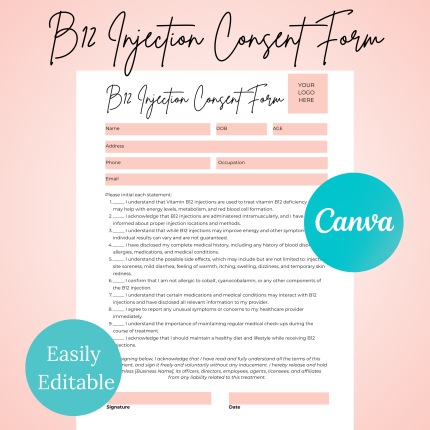 vitamin b12 injection consent form