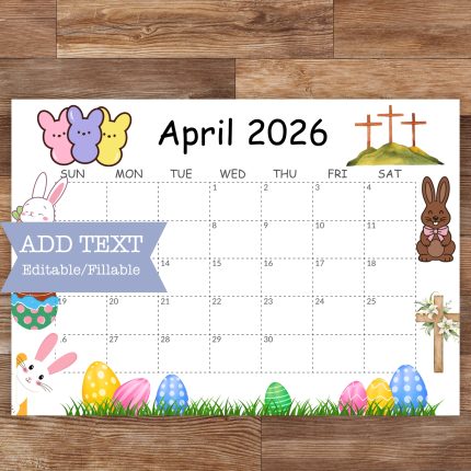 April 2026 Calendar