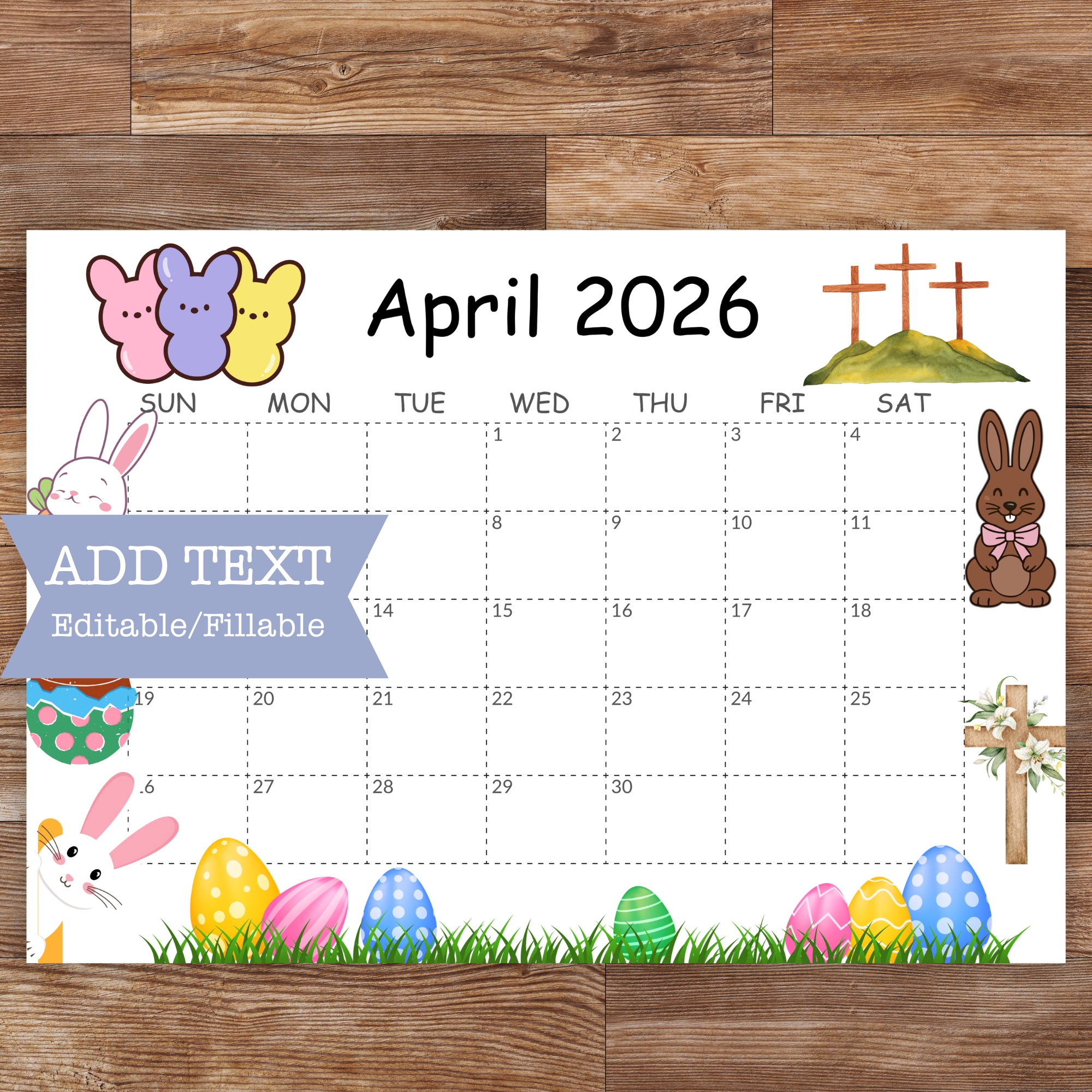 April 2026 Calendar April 2026 Calendar