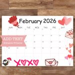 February Calendar 2026