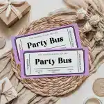 party bus Gift Certificate EDITABLE, party bus Gift Voucher Printable, party bus Coupon, Last Minute Gift Idea, Any Occasion
