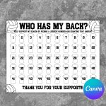 Editable Volleyball Fundraiser Template Who Has My Back